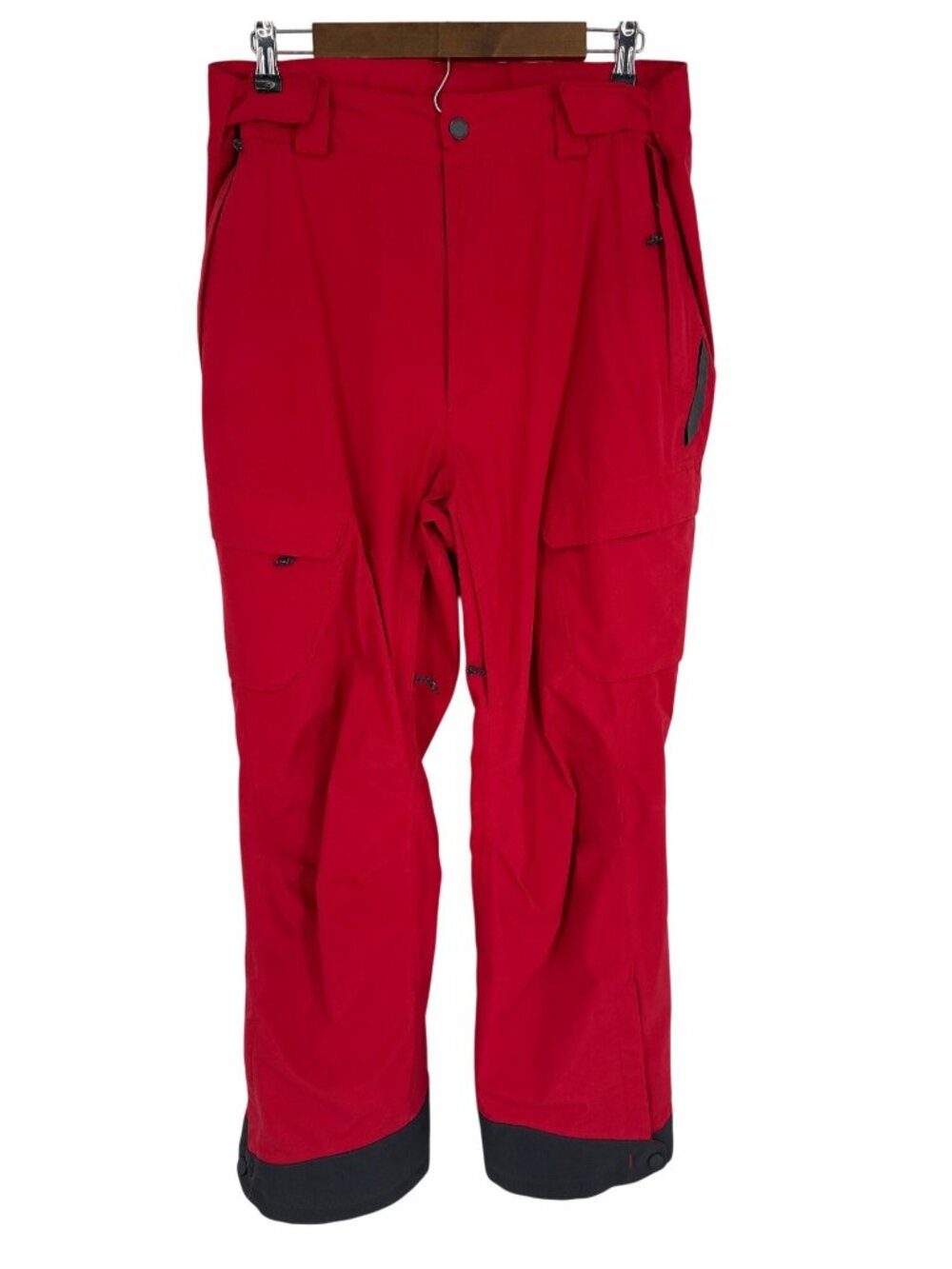 Columbia Men's Cargo Snow Pants With Adjustable Waist & Zippered Pockets Size L